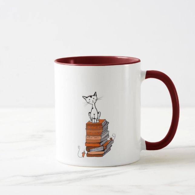 Mug minou de livre (Droite)
