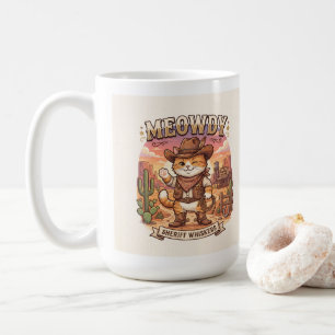 Mug Minou Sheriff Whiskers Mignon Cow-Boy Chat