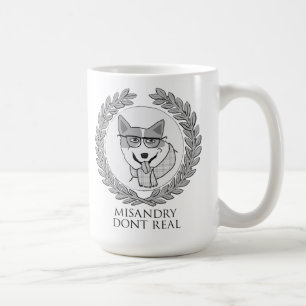 Mug MISANDRY FONT PAS VRAI en café d'ur