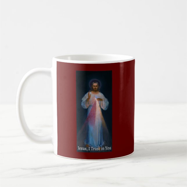Mug Miséricorde divine Image de Jésus Christ (Gauche)