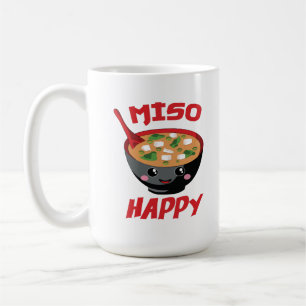Mug Miso Happy Funny Food Kawaii