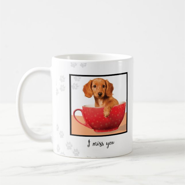 Mug Miss Dachsund Puppy en Coupe (Gauche)