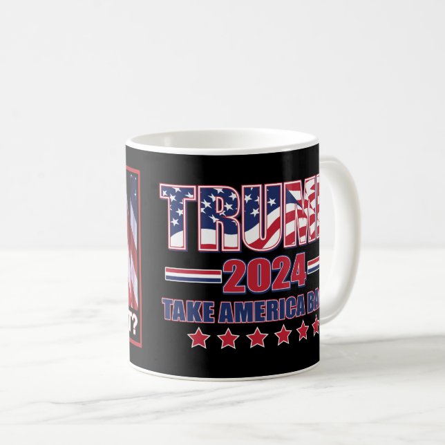 Mug Miss Me Pourtant Trump 2024 (Devant droit)