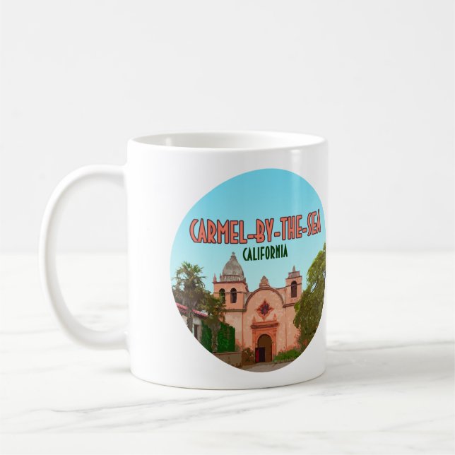 Mug Mission Carmel-By-The-Sea Basilique Californie (Gauche)