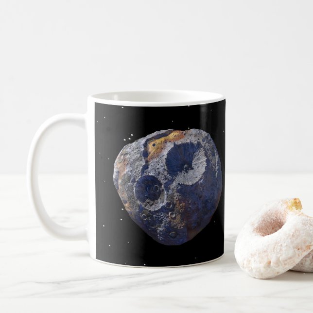 Mug Mission de scoutisme à Astéroïde 16 Psyche (Avec donut)