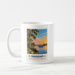 Mug Mississippi USA – Vintage Travel Poster