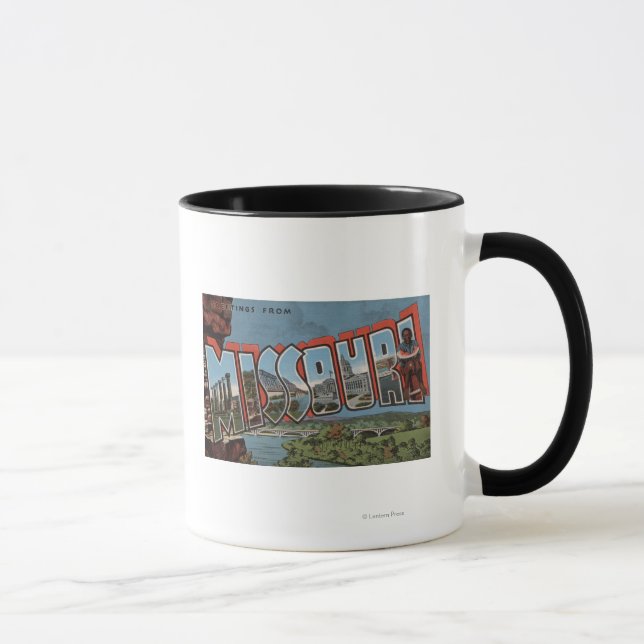 Mug Missouri (Vue Pont) - Scènes de grandes lettres (Droite)