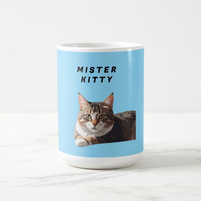Mug Mister Kitty – Conception de personnage de chat mi (Centre)