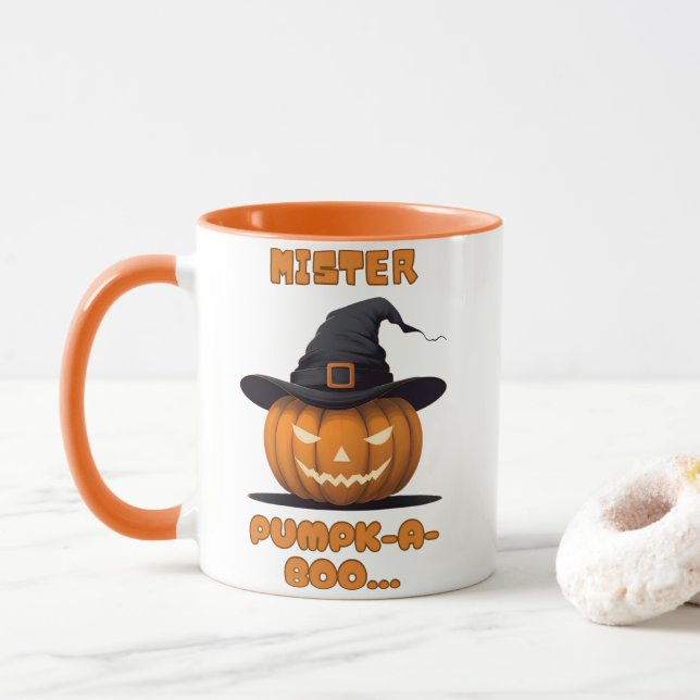 Mug Mister Pumpk-A-Boo Halloween Pumpkin (Avec donut)