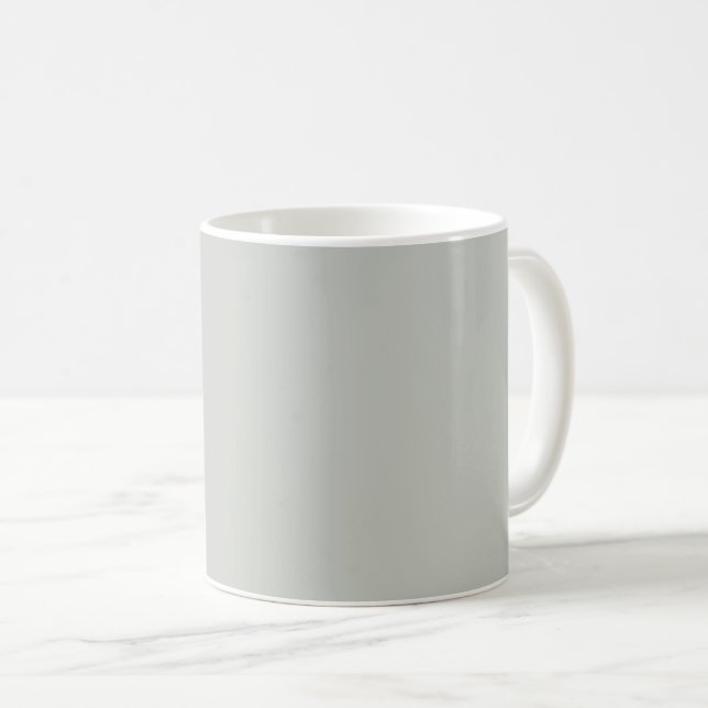 Mug Misty Gray Green Solid Color (Devant droit)