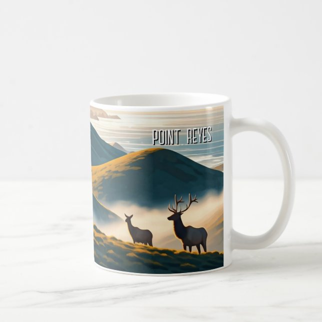 Mug Misty Point Reyes National Seashore Elk (Droite)
