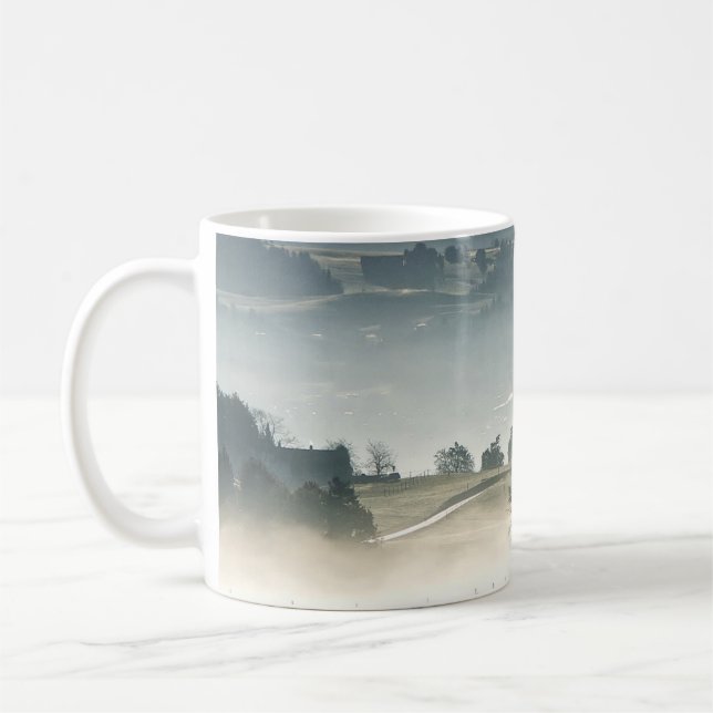 Mug Misty Suisse Paysage rural (Gauche)