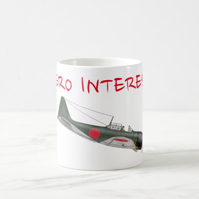 Mug Mitsubishi Zero 7AM 'Zéro Intérêt' (Centre)