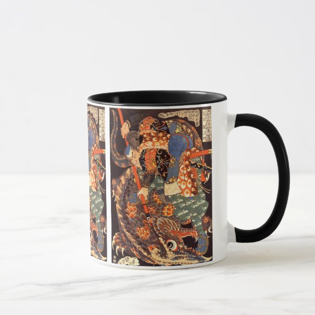 Mug Miyamoto Musashi Kuniyoshi Art japonais (Droite)