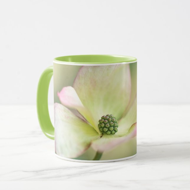 Mug Mlle Satomi'de Kousa de cornus de la fleur | de (Devant gauche)