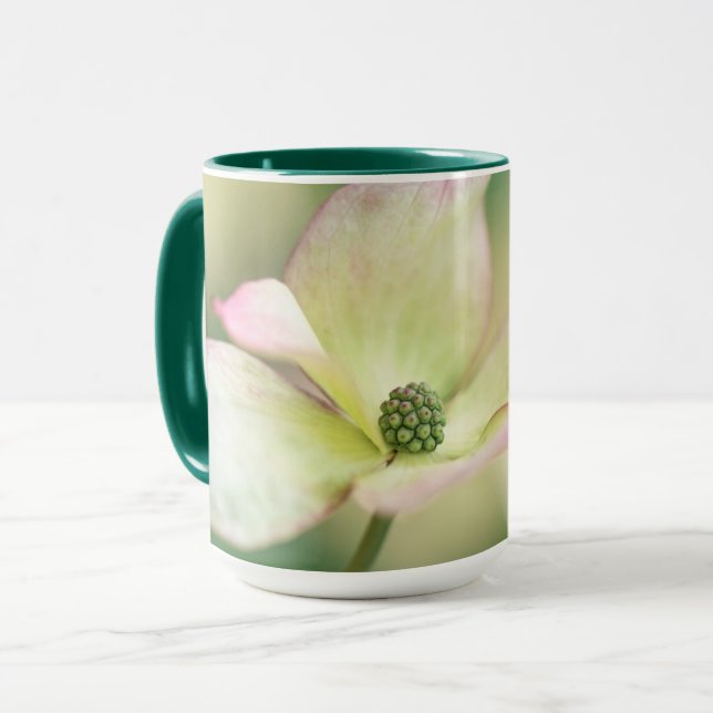 Mug Mlle Satomi'de Kousa de cornus de la fleur | de (Devant gauche)