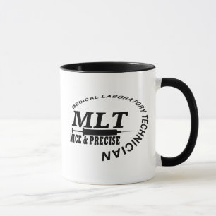 MUG MLT SLOGAN NICE ET PRÉCISE LAB TECH MÉDICALE