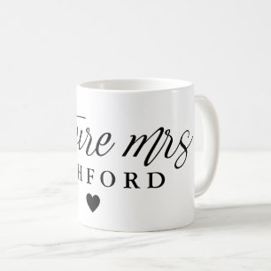 Mug Mme élégante d'avenir de manuscrit
