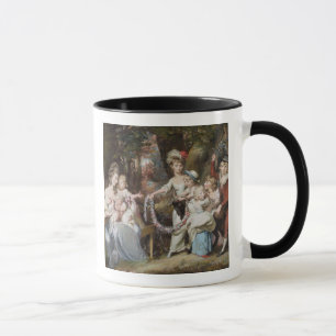 Mug Mme Justinian Casamajor et huit de ses enfants,