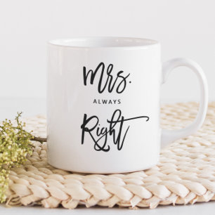 Mug Mme. Toujours bien   Mme. Script tendance Personna