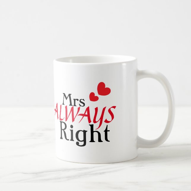 Mug Mme (toujours) droite (Droite)