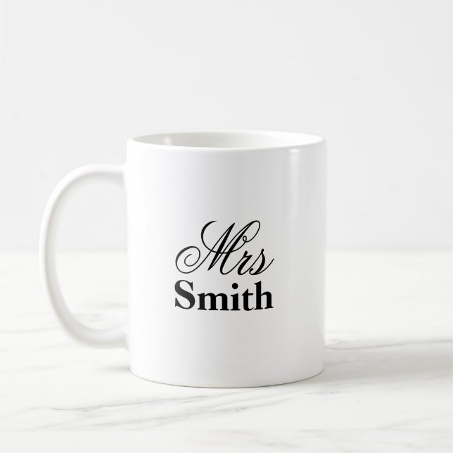 Mug Mme Votre Nom (Gauche)