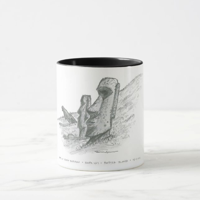 Mug Moai, île de Pâques, Chili (Centre)