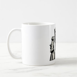 Mug Moais poligonales