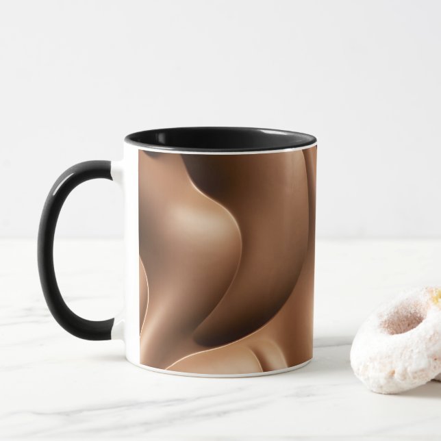 Mug Mocha Mousse - Élégants Moments De Café (Avec donut)