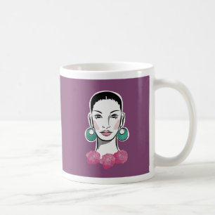 Mug Mod Fleur 1960s Femme