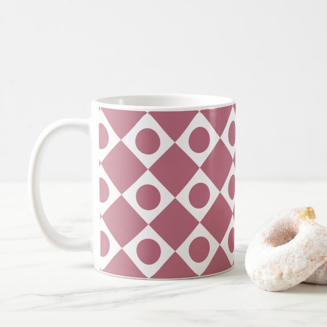 Mug Mod Retro 60's Wildberry (Avec donut)