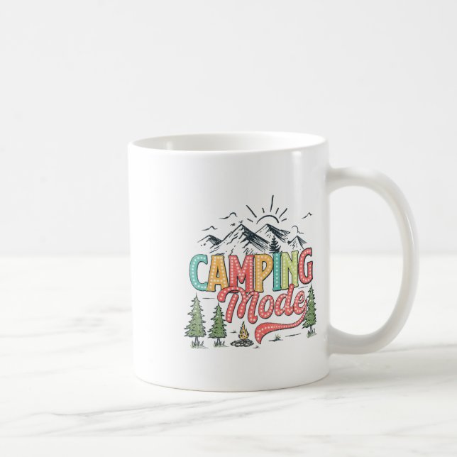 Mug Mode Camping Activé Drôle de Campeur Amateur de Na (Droite)
