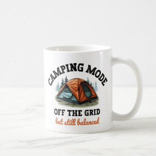 Mug Mode Camping : Hors Grille - Drôle Comptable Don