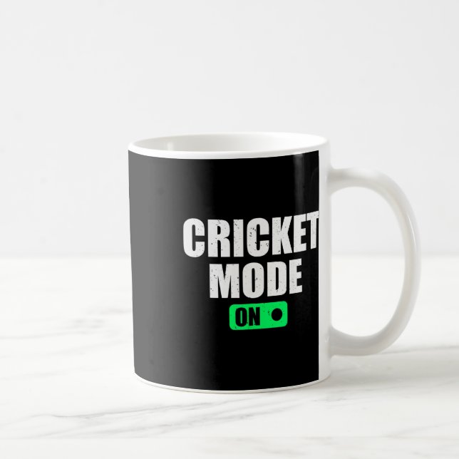 Mug Mode Cricket Activé - Joueur de Cricket Cricket (Droite)