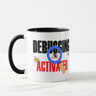 Mug Mode de débogage de la programmation Cobol activé