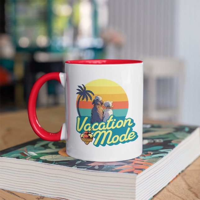 Mug Mode de vacances Mug, Vacances tropicales (Vacation Mode Tropical Holiday )
