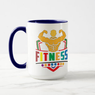 Mug Mode de vie Fitness – S'entraîner dur rester fort
