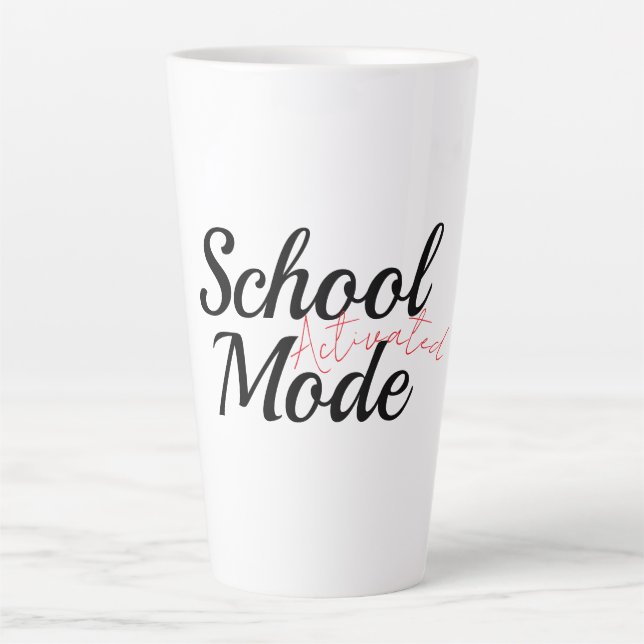 Mug "Mode École Activé" - Mignonne Enseignante (Devant)