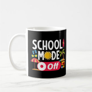 Mug Mode École Hors Dernier Jour De L'École Été Drôle