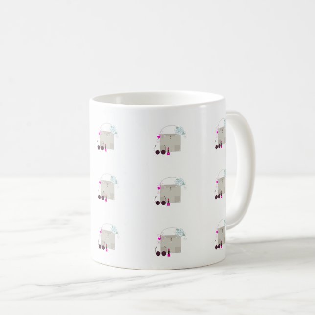 Mug Mode élégante de Fashionista (Devant droit)