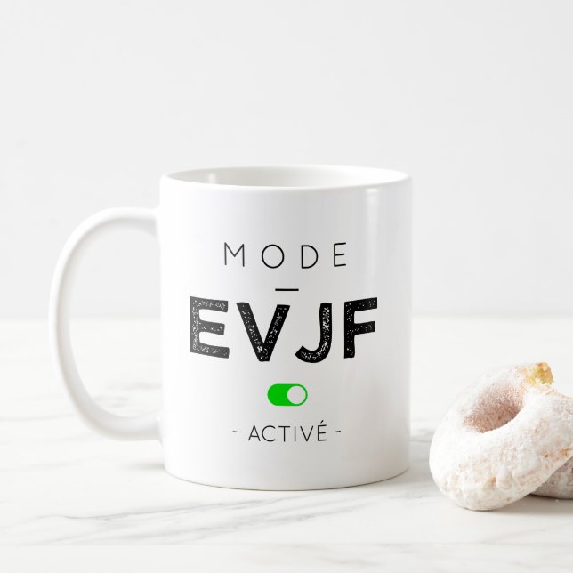 Mug Mode EVJF  activé (Avec donut)