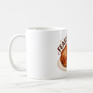 Mug Mode Fête Activé Drôle de Dinde de Thanksgiving
