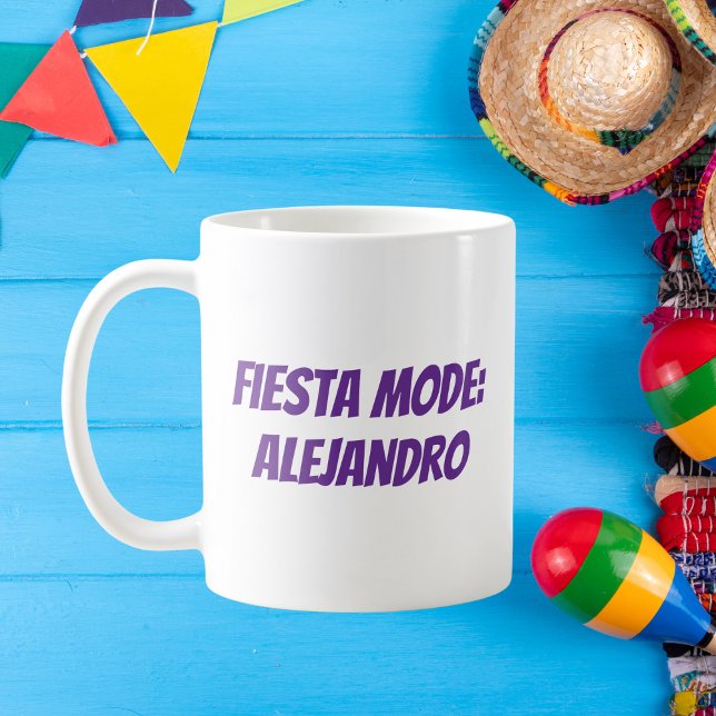 Mug Mode Fiesta Cinco de Mayo personnalisé (Créateur téléchargé)