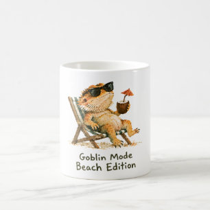 Mug Mode Gobelin Édition Plage Art Dragon Barbu