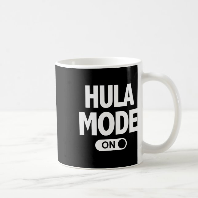 Mug Mode Hula activé Vacances Fête Luau Hawaï  (Droite)
