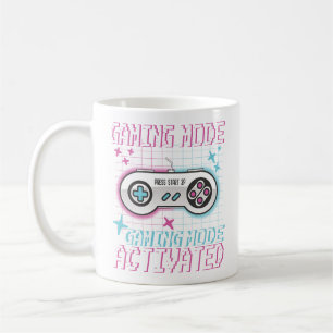 Mug Mode Jeu Activé Retro Pixel Gamer Design