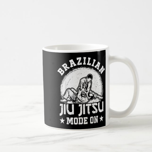 Mug Mode Jiu Jitsu Brésilien Activé - Jiu Jitsu Brésil (Droite)