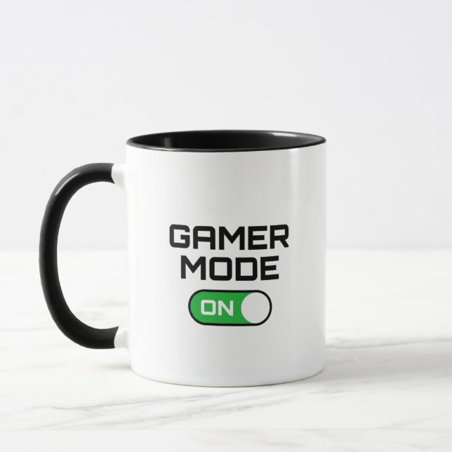 Mug Mode Joueur Activé Interrupteur à Bascule Drôle Ca (Gauche)