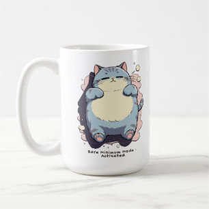 Mug Mode Minimum Activé – Humeur Relatable