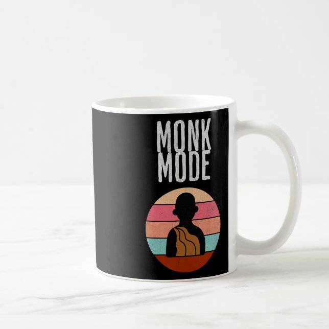 Mug Mode Moine, Zen et Yoga, Méditation, bouddhiste, R (Droite)